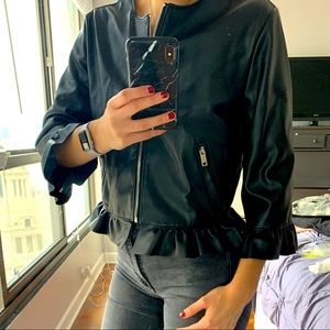 Francescas leather jacket